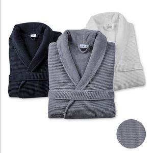 - - Hotel collection cotton spa robe soft mi…